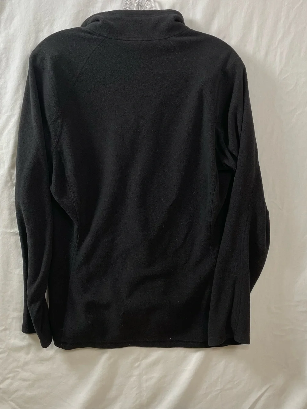 The North Face 1/4 Zip Fleece Men's Size Large Light Weight Pullover Black